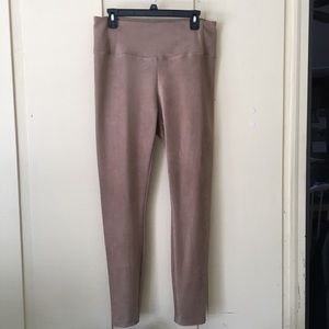 Rachel Zoe faux suede leggings